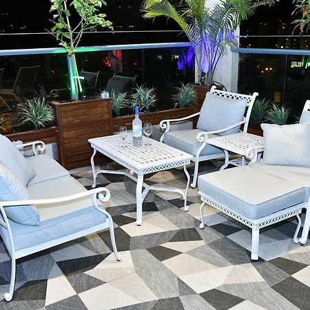 Luxury Rooftop Apartment In Netanja Exterior foto